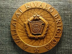Szocialista Brigád a vállalat kiváló brigádja emlék érem 70 mm