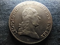 Ausztria II. Lipót (1790-1792) .873 ezüst 1 koronatallér 1792 M