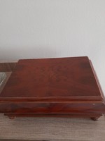 Art deco kincses doboz-bársony belsövel