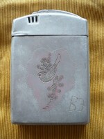 Retro-Vintage Sunflower Cigaretta Tárca Benzines Öngyújtó