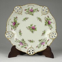 1R618 Klasszikus rózsa díszes ROSENTHAL porcelán dísztányér 13 cm