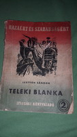 1951.Lestyán Sándor Teleki Blanka - életrajzi regény könyv a képek szerint Ifjúsági Könyvkiadó