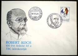 F3501 / 1982 Robert Koch bélyeg FDC-n