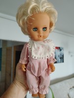 Szépséges retro régiség játék baba  kb.32 cm