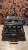 Ritkaság Vintage Art Deco OLYMPIA SM1 táskaírógép Németország 1940-es évek végéről