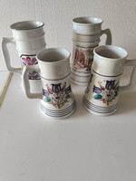 Alföldi porcelán korsó 2+ 4 db eladó!