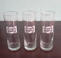 3 db Pepsi csőpohár, 1985 körüli