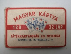 MAGYAR KÁRTYA - BONTATLAN