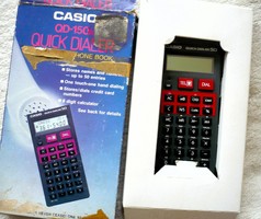 Retro-Vintage Casio QD-150A Gyorstárcsázós Számológép 1988