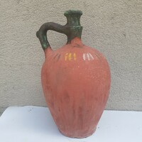 Régi népi cserép korsó