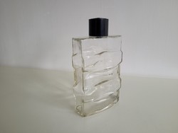 Régi art deco nagy 23 cm Baeder Illatszergyár R.T. üveg vintage illatszeres palack