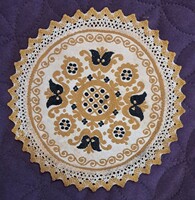 Régi kör terítő vitrinbe (L4802)