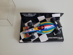 Retro Minichamps Barrichello Peugeot Jordan F1 modell dobozban