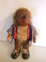 STEIFF - ALKUKÉPES - MECKI - SÜNBABA - 17 x 10 cm - JELENLEG A NÉMET EBAYON SEM KAPHATÓ hibátlan