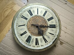 Antique Baroque Vienna Baroque Rococo Style Standing and Wall Clock, Library Clock with Engraved Mechanism