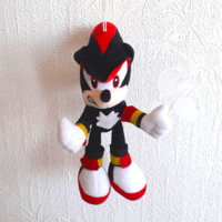 Sonic Shadow plüss figura - 28 cm