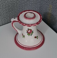Gmundner Biedermeier sétálós gyertyatartó