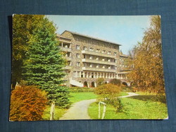 Képeslap, Galyatető, SZOT üdülő szálló látkép,részlet,1965-