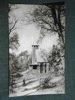 Képeslap, Galyatető, Róm. kath. templom látkép,részlet,1965-