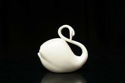 Régi Hollóházi Porcelán Hattyú / Figura / Retró Régi