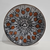 Király G. kerámia tál-enyhén sérült-26 cm