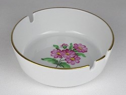 1R972 Régi virágmintás Herendi porcelán hamutál