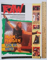 Raw 1988/8 bemutatószám Iron Maiden Kiss Helloween Guns N Roses Megadeth Monsters Of Rock