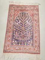 Álomszép madár mintás 141x90 cm  kézi selyem perzsa szőnyeg FF65
