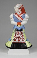 1S007 Herendi porcelán menyecske figura 13.7 cm