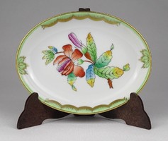 1S013 Viktória mintás Herendi porcelán hamutál VBO