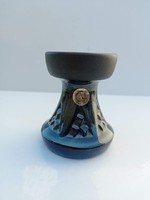 Vintage Soholm Bornholm Skandináv kerámia gyertyatartó Denmark