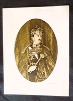 1916 UTOLSÓ MAGYAR KIRÁLY IV. KÁROLY KORABELI NAGY FOTO FOTÓLAP 20 x 15 CM Strelisky felvétel