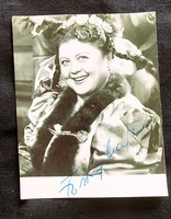 FELEJTHETETLEN FÓNAY MÁRTA SZÍNMŰVÉSZ KOMIKA SAJÁTKEZŰLEG 2 X ALÁÍRT DEDIKÁLT FOTÓ AUTOGRAM