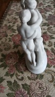 Három grácia bisquit szobrocska (12 cm)