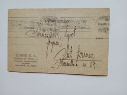 V0583  SCHEID G.A. arany ezüst - 1924  Schuszdek Lipót fogász  Szentlőrinc - arany árak