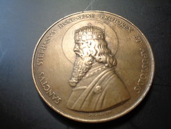 Saint Stephen year , commemorative medal , 1938 ,  ( Madarassy Walter )  40 mm
