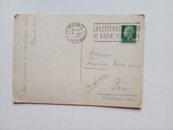 V0571 Régi képeslap PÉCS -FISCHER BÉLA Baranya vármegye alispánja- Brandt József t.bíró  1930k