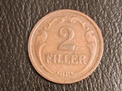 1938. 2  Fillér Magyar Királyi Váltópénz (1628)