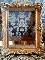 Gyönyörű antik blondel képkeret  34 cm x 42 cm