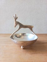 Art Deco, antik réz szarvasos kínáló