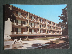 Képeslap,Harkány,Gyógyfürdő,Fürdő kórház,épület látkép, részlet,1978-