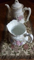 Porcelán kanna és tejkiöntő együtt (Geschütz PL)