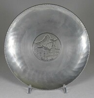 1S464 Jelzett svájci SIGG fali dísztányér Zermatt mit Matterhorn 21 cm