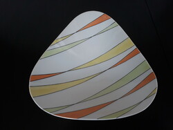 Art deco Wallendorf porcelán asztalközép, kínáló tál