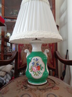 Monarchiás porcelán asztali lámpa ernyővel!
