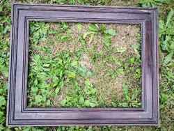 Wide, wooden frame, mirror frame decoration mirror painting frame! Decoration collection. 65 X 50 cm.