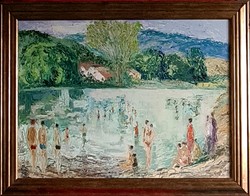 Varga József (1922 - 2021) : Strandolók