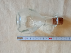 Üveg olajtartó kancsó karaf 180 ml-es üvegedény parafa dugóval ecet ecetlé olívaolaj kiöntő