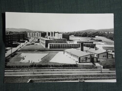 Képeslap, Kazincbarcika,lakótelep, óvoda, látkép,részlet, 1968-