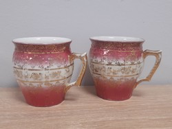 2 db német porcelán emlék bögre egyben
